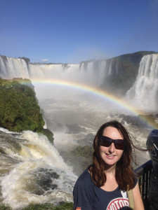 Me (Anwen) at Iguazu Falls, Brazil/Argentina