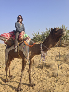 Me Camel Riding, Rajasthan, India