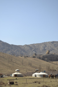 Yurts in Terelj National Park, Mongolia