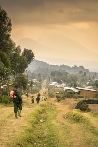 En route to see the Mountain Gorillas, Rwanda